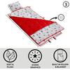 Marvel Spidey and His Amazing Friends 3-in-1 Travel Slumber Nap Mat with Built in Pillow, Plush Blanket and Carry Backpack Straps, 46"x26" Mat, Ages 3+ view 2