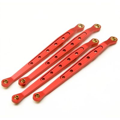 Aluminum Alloy Upper/Lower Suspension Shift Link Rod Linkage for 1/10 RC Crawler for Axial for Wraith 90018 Upgrade Parts Modification Accessories (Color : Lower Red)