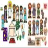 Abraham & Sarah Bible Felt Set Old Testament Story Flannel Board Kids Flannelbaord Religious (Abraham & Sarah and Jacob & Essau) view 1
