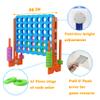 SDADI Jumbo 4 in a Row Game, 4-to-Score Giant Game Set with Adjustable Height (2.5-3.5 FT) for Kids & Adults, Indoor/Outdoor Connect Game with Quick-Release Slider, Perfect for Family and Party Games view 4