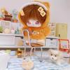 niannyyhouse 20cm Plush Doll Clothes Cartoon Hoodie Glasses Warm Sweatshirt 8in Doll Dress Up (Orange) view 4