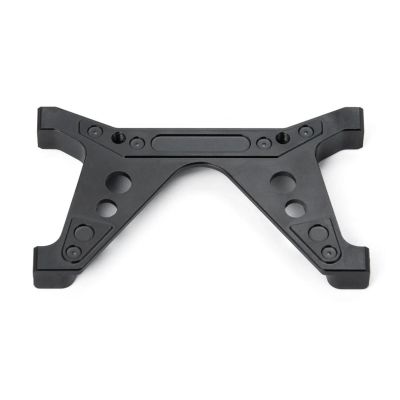 ALBARAY Upgrade Parts Compatible with Axial for SCX10 II 90046 for 1/10 RC Car Front Rear Lower Shock Mount Brace Aluminum Chassis Mount Upgrade Parts (Color : Rear)