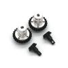 ALBARAY Upgrade Parts Compatible with FCX24 for K5 for 1/24 Small Seven Remote Control Car Metal Parts Upgrade Bridge Gear (Color : 2pcs) view 1