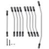Tsolay 10PCS Stainless Steel Link Rod Linkage Unassembled Kit with Rod End for 1/10 RC Crawler Car for Axial for Wraith 90018 Parts Modification Accessories view 1