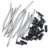 Tsolay 10PCS Stainless Steel Link Rod Linkage Unassembled Kit with Rod End for 1/10 RC Crawler Car for Axial for Wraith 90018 Parts Modification Accessories view 3