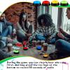 Honoson 4 Pcs Recordable Light up Buzzers for Trivia Games Answer Buzzers for Classroom Sound Buttons Family Game and Nights Back to School Supplies(Classic Color) view 4