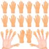30 Pcs Tiny Finger Hands Mini Fingers Funny Hand Puppets, Miniature Small Hands for Finger Puppets Show, Gag Performance, Cute Little Hand Finger for Party Favors view 1