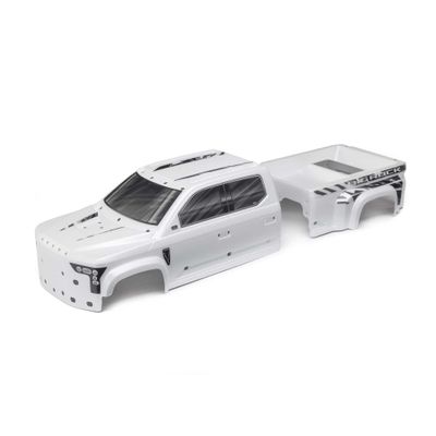 ARRMA Big Rock 6S BLX Painted Decaled Trimmed Body - White, ARA411028