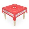 Mahjong Tablecloth - 55 x 55, Solid Color Variations (Pink), Includes Instructions and Rules view 3