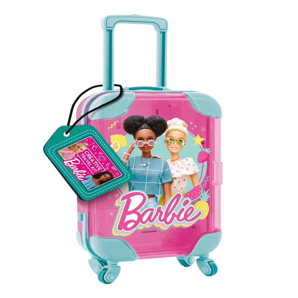 Liscianigiochi 104666 Barbie Creative Travel Kit, Multi-Colour