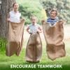 JOYIN 6 Pack Large Burlap Potato Sack Race Bags, 39" x 25" Potato Sacks Racing Bags for Kids & Adults,Outdoor Play, Family Reunion, Outdoor Picnic Party, Outside Yard Lawn Easter Carnival Games view 4