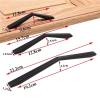 AMHIL Black Cabinet Handle Square Furniture Hardware Stainless Steel Kitchen Door Knobs Cupboard Wardrobe Drawer Pulls 1Pcs view 4