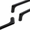 AMHIL Black Alloy Drawer Closet Wardrobe Cupboard Cabinet Pulls Sturdy Door Handle for Cabinet Wardrobe Drawer Kitchen 1Pcs view 1