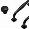 Black Aluminum Alloy Door Handle Drawer Kitchen Cupboard Cabinet Drawer Pull Knobs 1Pcs view 1