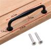 Black Aluminum Alloy Door Handle Drawer Kitchen Cupboard Cabinet Drawer Pull Knobs 1Pcs view 2