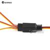 Chanmoo RC JR Style Servo Splitter 1 Male to 2/3/4/5/6 Female Y Harness Leads Y Splitter Cable Lead Wire 350mm for RC Cars Airplane Drone Receiver Servo ESC Cable Servo Fan 2Pcs (1 Male to 6Female) view 3
