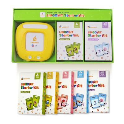 Premium Korean-English Bilingual Talking Flashcards | Educational Toy for Toddlers, Boys & Girls | Language Learning Tool with Clear Pronunciation & Sound Effects