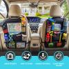Matenf Car Organizer Back Seat with 9 Storage Pockets & 10 Tablet Holder, 1Pack Seat Back Cover for Kids Toddlers, Kick Mats Protector, Keep Cars Vehicles Organized & Tidy, Travel Accessories view 3