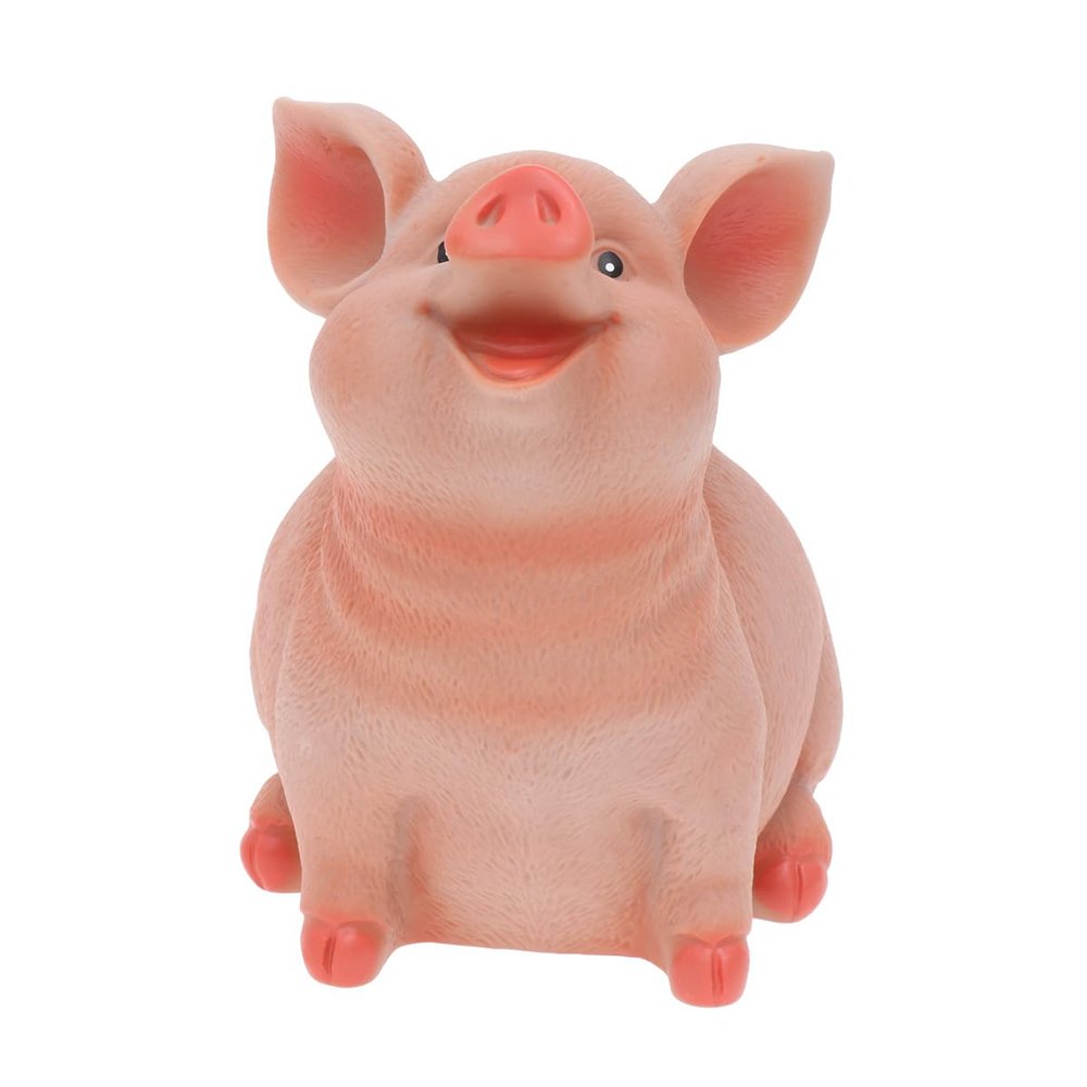 Abaodam DIY Piggy Bank for Kids 5.5 Inch Cute Animal Coin Container Money Saving Bank Gift for Boys and Girls Plastic Mini Pig