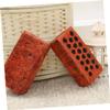 Abaodam 3 Pcs Huggy Plush Pillow Decor Pillows for Bed Realistic Brick Shape Easy to Clean view 2