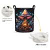 Foruidea Galaxy Mushroom Mushroom Butterfly Laundry Basket,Laundry Hamper,Collapsible Storage Bin, Oxford Fabric Clothes Baskets,Nursery Hamper For Home,Office,Dorm,Gift Basket view 2