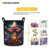 Foruidea Galaxy Mushroom Mushroom Butterfly Laundry Basket,Laundry Hamper,Collapsible Storage Bin, Oxford Fabric Clothes Baskets,Nursery Hamper For Home,Office,Dorm,Gift Basket view 3