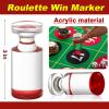 Silipull Roulette Win Marker and 2 Pcs 15 mm Roulette Balls Acrylic Accessories Wheel Table Game Set(Stylish) view 2