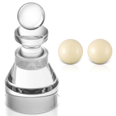 Silipull Roulette Win Marker and 2 Pcs 15 mm Roulette Balls Acrylic Accessories Wheel Table Game Set(Stacked Tower)