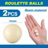 Silipull Roulette Win Marker and 2 Pcs 15 mm Roulette Balls Acrylic Accessories Wheel Table Game Set(Stacked Tower) view 3
