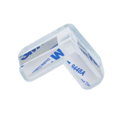 48 Pcs Silicone Protector Table Soft Transparent Anti Collision Table Corner Edge Protection Cover(Color:L Shape 12 PCS)