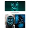 Boolavard Halloween Mask LED Light up Mask for Festival Cosplay Halloween Costume Masquerade Parties, Carnival, Gifts (Pink) view 4