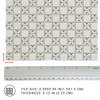 150 pcs, Dollhouse Flooring, 1:12 Scale Doll House Tiles, Miniature Checkerboard Floor, REDUCIO! (Antique) view 2