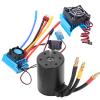RC Brushless Motor Set3650 Motor 80A ESC Heat Sink SetRC 3650 Brushless Motor Set, 3650 2300KV 4 Poles Brushless Motor 80A ESC Combo Set 1/10 RC Brushless Motor view 1