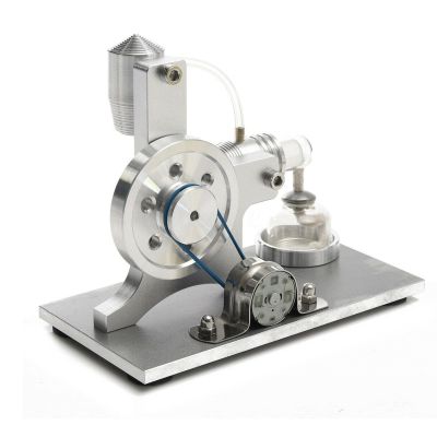 CHICHIYANG 3-5V DIY Mini Silver Stirling Engine Model School Physics Engine Teaching Equipment Educational Tool