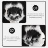 QianShi Furry Fox Mask Mask Cosplay Costume Half Face Animal Furry Party Eye Cat Masks Cosplay Wolf Masks Plush Faux Mask for Masquerade Costume Props view 3