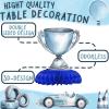 HaPiBiDesign Race Car Party Decorations - Honeycomb Centerpieces for Racing Birthday Decor - Race Car Table Decoration for Kids view 4