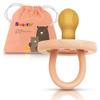SWEETIE Rubber Pacifier Natural Rubber Pacifier Rounded (Light Pink, 6-12 Month) view 2