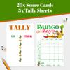 Cinco de Mayo Bunco Theme Set - Bunco Score Sheets - Fiesta Themed Bunco - Cinco de Mayo Scorecards - Tally Sheets - Ghost Player - Bunco Babes - Bunco Game Kit for Game Night - May Theme Night view 4