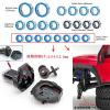 ALBARAY Upgrade Parts Compatible with Bronco for Defender for 1/18 for TRX-4M 22PCS Ball Bearing SetBlue Sealed Bearing Upgrade Parts view 4