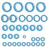 ALBARAY Upgrade Parts Compatible with TRX4 for TRX-4 E-Revo 2.0 for TRA86086-4 32PCS Bearing Kit for 1/10 RC Crawler Car Blue Ball Bearing Upgrade Parts view 2