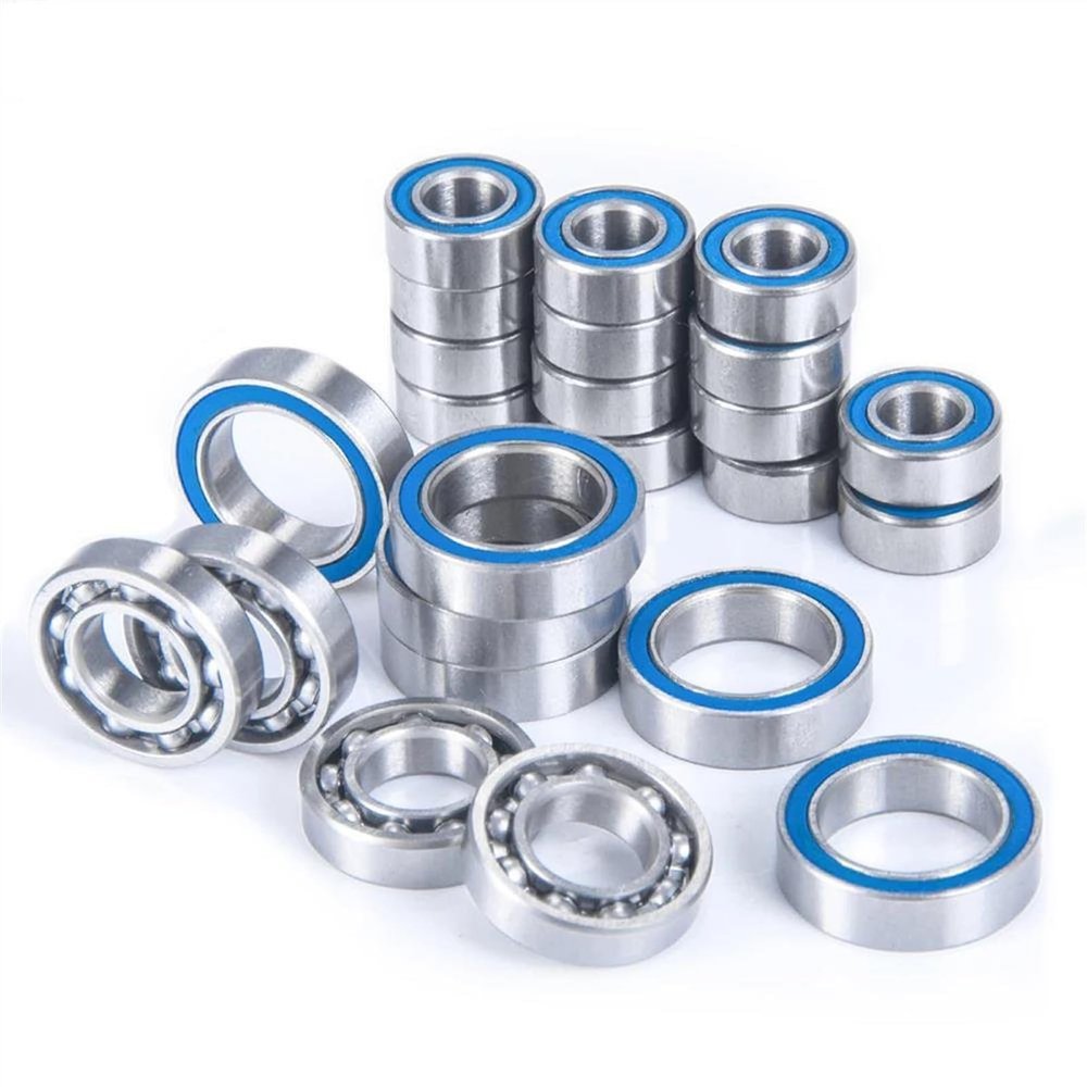 ALBARAY Upgrade Parts Compatible with Element RC for Enduro for Sendero for RTR 24PCS Complete Bearings Kit Blue Ball Bearing Upgrade Parts