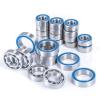 ALBARAY Upgrade Parts Compatible with Element RC for Enduro for Sendero for RTR 24PCS Complete Bearings Kit Blue Ball Bearing Upgrade Parts view 1