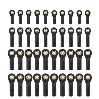 ALBARAY Upgrade Parts 10PCS M2 M3 Rod End Ball Head Holder Tie Rod Ends Plastic Ball Joints Right-Hand Screw for RC Car Boat Airplane Trucks (Color : M3 27mm)