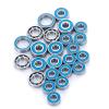 ALBARAY Upgrade Parts Compatible with Axial for Capra for Currie F9 24PCS Ball Bearing Kit Front & Rear Axle Blue Bearing Upgrade Parts view 3