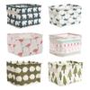 Petunny 6 Pcs Mini Storage Baskets Kids Cute Canvas Storage Basket with Handles Foldable Small Cartoon Storage Box for Organizing Home Office Baby Pets Sundries view 1