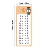 Lachilly 1-12 Division Table Cards with 2 Dry Erase Pens, Educational Maths Table Flashcards for Kids, Self Check Classroom Home Learning Aids, Elementary School Teacher Teaching Aids, 15 Big Cards view 2