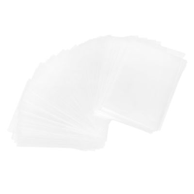 Vaguelly 100pcs Card Protective Sleeves for Trading Cards Baseball Holders Transparent and Reusable Collectible Protectors for Gaming and Sports