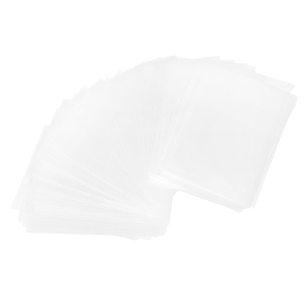 Vaguelly 100pcs Card Protective Sleeves for Trading Cards Baseball Holders Transparent and Reusable Collectible Protectors for Gaming and Sports