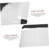 Vaguelly 100pcs Card Protective Sleeves for Trading Cards Baseball Holders Transparent and Reusable Collectible Protectors for Gaming and Sports view 2