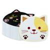 100Pcs Cat Napkins, 11 x 12.2 Inches Cartoon Cat Kitty Party Napkins, Black White Paw Print Paper Napkins, Cat Birthday Decorations Kitten Napkins for Kids Pet Cat Birthday Party Supplies view 1